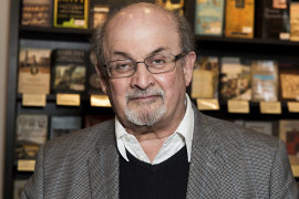 Author Salman Rushdie.