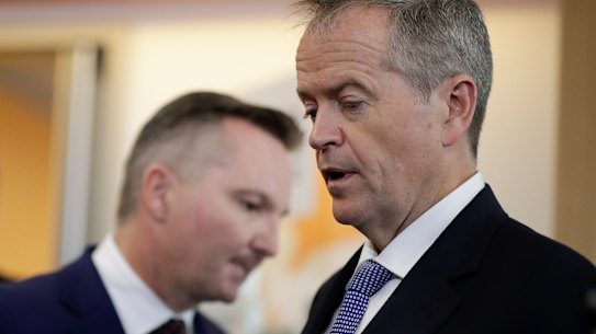 Opposition Leader Bill Shorten and shadow treasurer Chris Bowen have said their super policies will raise $30 billion.