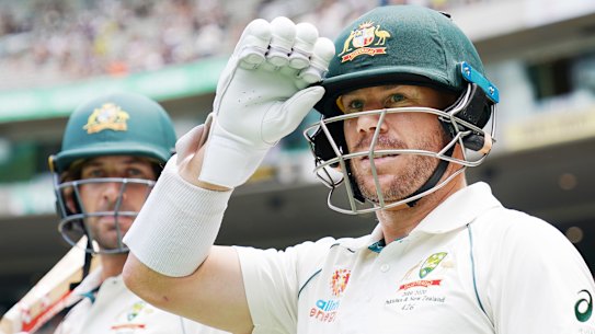 David Warner, who had a lean Ashes series.