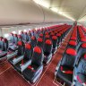 Vietjet seats on an Airbus A330. The number of seats available for flights to Vietnam is rapidly increasing with the arrival of new low-cost carriers.