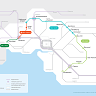 The proposed Suburban Rail Loop.