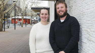 Ben de Vos and Corine Healey of Canberra. 