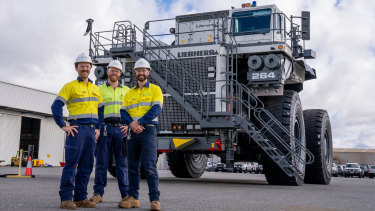 Fortescue will replace almost half its haul trucks with emissions-free units from Liebherr, starting in 2025.
