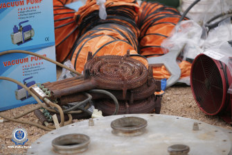 NSW Police discover meth lab at Harold's Cross near South 