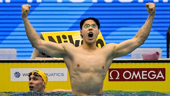 Qin Haiyang was one of the 23 Chinese swimmers to test positive.
