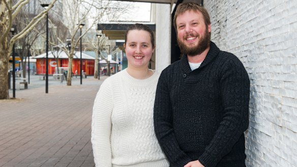 Ben de Vos and Corine Healey of Canberra. 