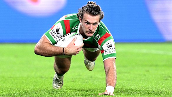 South Sydney’s Campbell Graham is the top NRL try-scorer after nine rounds.