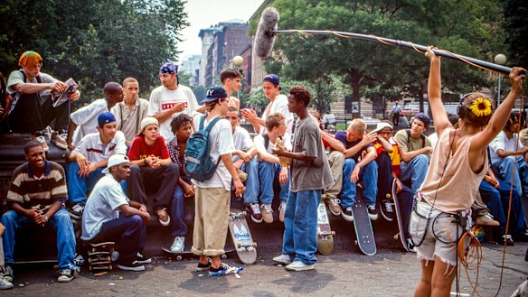 “A group of street kids – kids from really dysfunctional backgrounds in a highly traumatised city at that time – formed this functioning little family unit for themselves to survive”: director Eddie Martin about The Kids. 