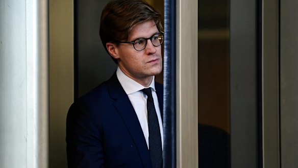 Alex van der Zwaan attending a recent court appearance.