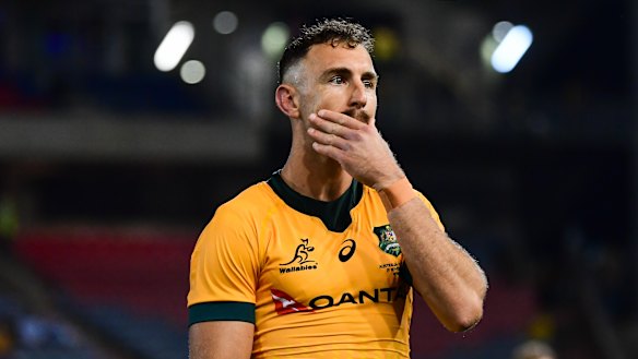 Wallabies halfback Nic White.
