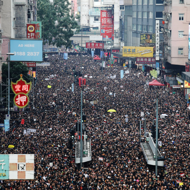 When China tightened its grip over Hong Kong in 2019, more than 2 million protestors – a good quarter of the population – took to the streets.