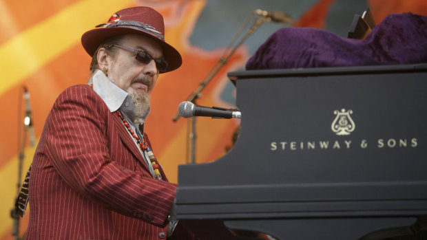 Dr. John performs during the 2008 New Orleans Jazz & Heritage Festival in New Orleans. 