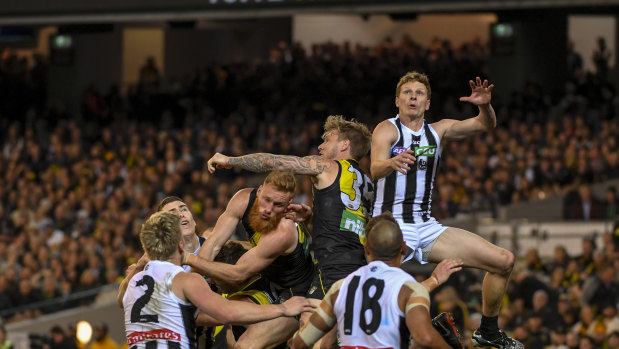 Collingwood and Richmond clashed in a blockbuster preliminary final at the MCG last season. 
