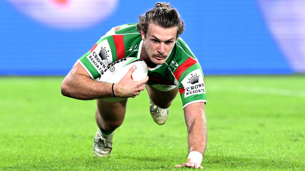 South Sydney’s Campbell Graham is the top NRL try-scorer after nine rounds.