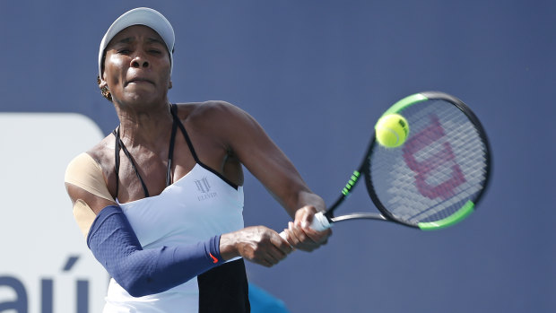 Venus Williams will take on Simona Halep in the Miami Open fourth round after defeating Daria Kasatkina.