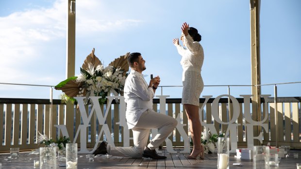 Paul Iskander and his French fiancee Monica. 