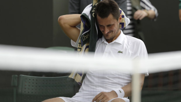 Bernard Tomic has been knocked out in France.