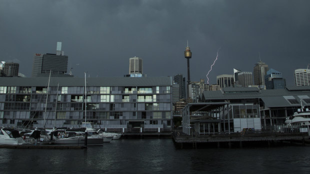 Thunderstorms are forecast to hit Sydney every afternoon this week until Saturday.