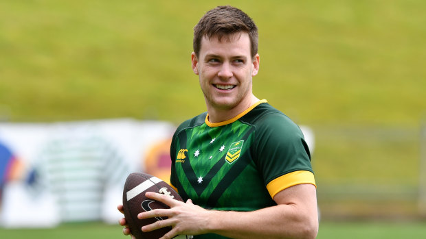Hard to ignore: Having won the Clive Churchill Medal and played for Australia, Luke Keary will put plenty of pressure on incumbent James Maloney.