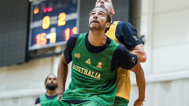 Xavier Cooks made the Boomers' World Cup squad but missed out due to injury. 