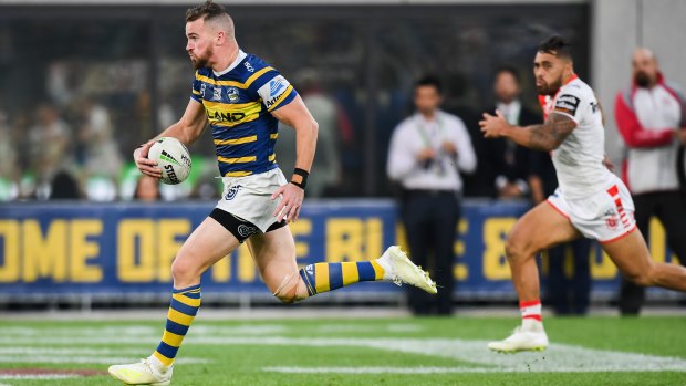 Chasing money: Clint Gutherson signed a three-year deal with Parramatta during the week. But he wanted more.