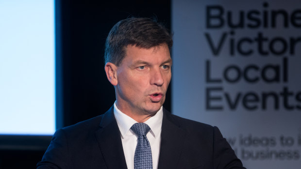 Energy Minister Angus Taylor warned at the National Small Business Summit of a risk of blackouts for businesses.