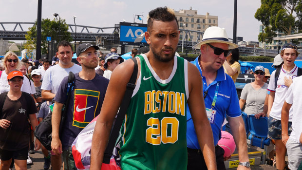 Nick Kyrgios carries the majority of hopes for Australia's male contingent at the Australian Open.