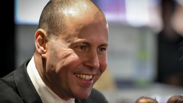 Treasurer Josh Frydenberg, pictured here earlier this month, stopped in to Labor MP Michael Danby's farewell dinner at the Manuka Steakhouse on Monday.