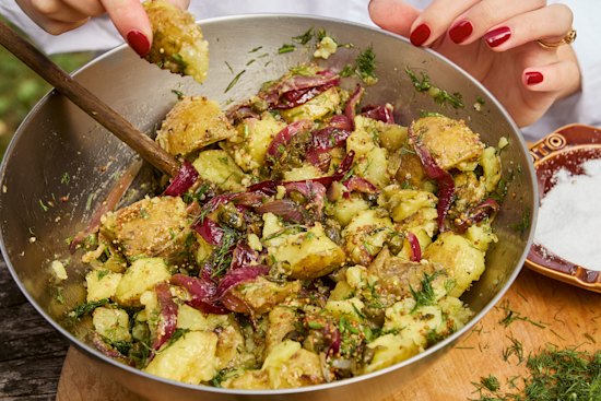 Browned butter potato salad.