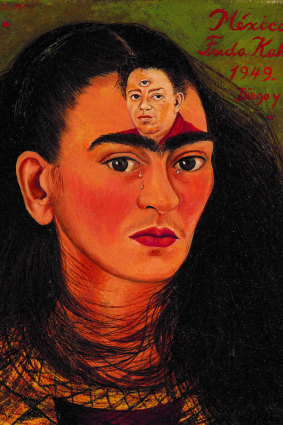 Frida Kahlo’s 1949 painting Diego y yo [Diego and I].