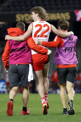 Nick Blakey’s injury looms as a big blow for the Swans before the finals.