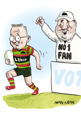 Game on for Anthony Albanese and Russell Crowe.
