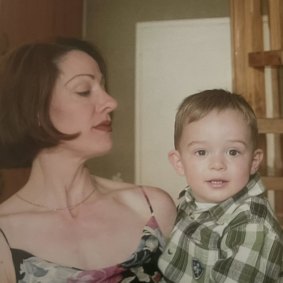 Rachael Dixon with son Matthew in an undated photo.