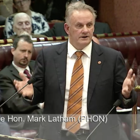 Upper house MP Mark Latham.