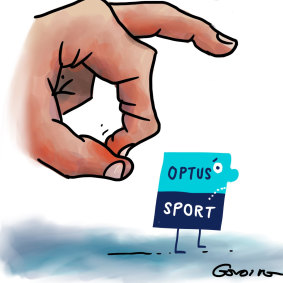 Optus Sport has been flicked aside by a newcomer.