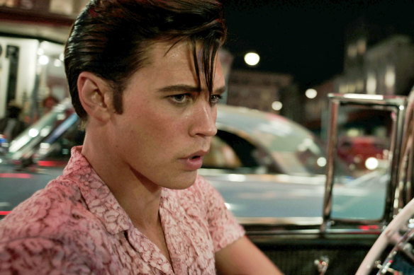 Austin Butler as Elvis.