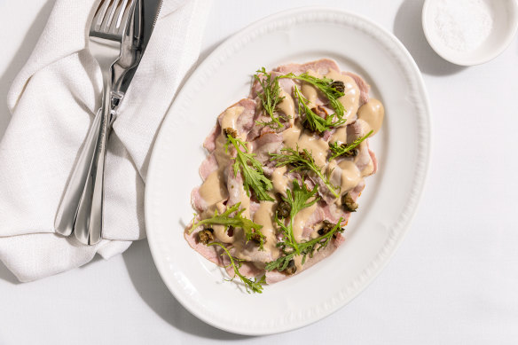 Vitello tonnato.