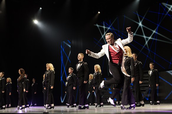 Michael Flatley performs at the London Palladium in 2015