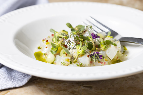 Go-to dish: Sea bream tartare.