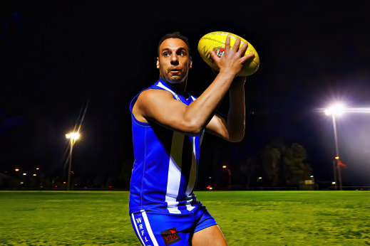 Club veteran: Dean trains with the Albanvale Cobras on Tuesday night.