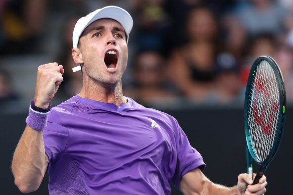 Christopher O’Connell conquers Cristian Garin, of Chile, on day one of the 2024 Australian Open.