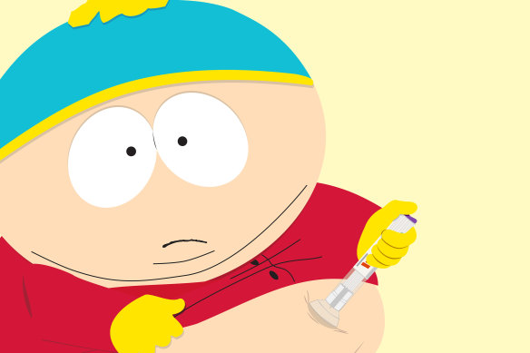 Eric Cartman in the latest South Park special.