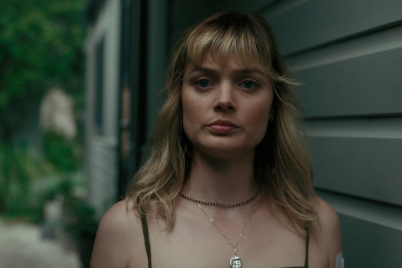 Bella Heathcote as Andy, a young woman whose uncertainty about herself maybe owes something to her mother’s secrecy.