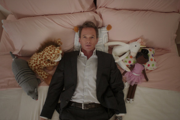 Neil Patrick Harris is a New York real estate agent who is devastated when his partner of 17 years suddenly leaves him in Uncoupled.