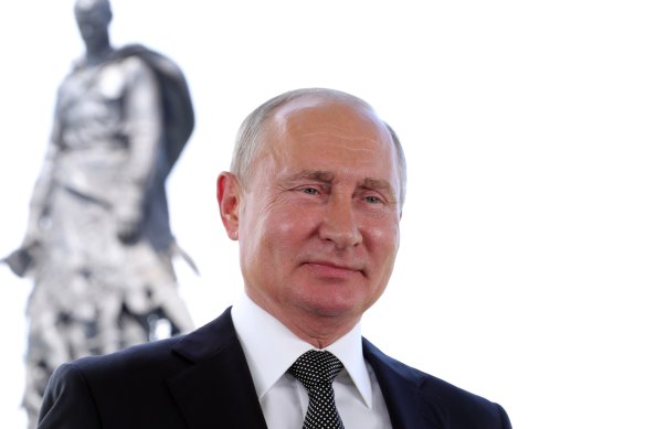 President Vladimir Putin appears in a televised address to the nation about the constitutional changes.