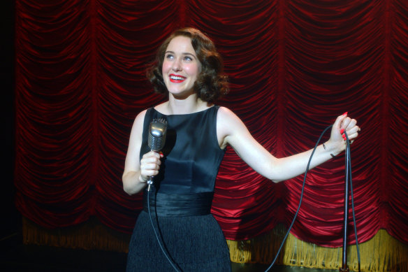 Rachel Brosnahan shines as a 1950s middle-class Jewish housewife who discovers she has a gift for comedy in The Marvelous Mrs Maisel.