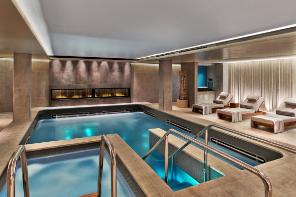 Thermal Suite in the Nordic Spa of a Viking ship