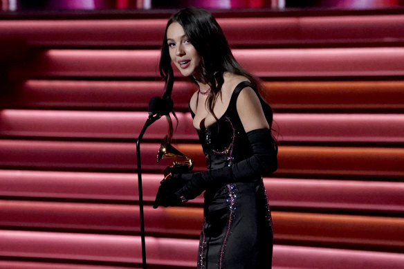 Olivia Rodrigo won three Grammys but it wasn’t quite the sweep we were expecting.
