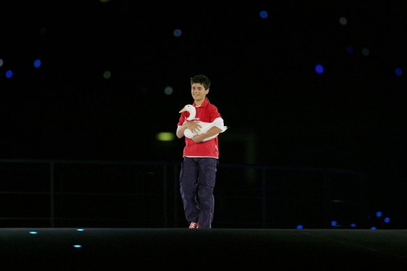 Whitford in the 2006 Melbourne Commonwealth Games opening ceremony.
