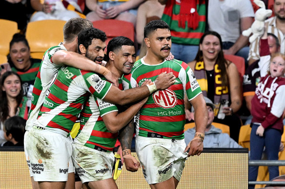 The Rabbitohs are in no danger of losing the two competition points from their 32-6 rout of the Broncos in Brisbane.